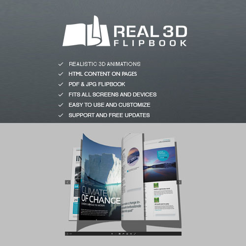 Real3D FlipBook WordPress Plugin