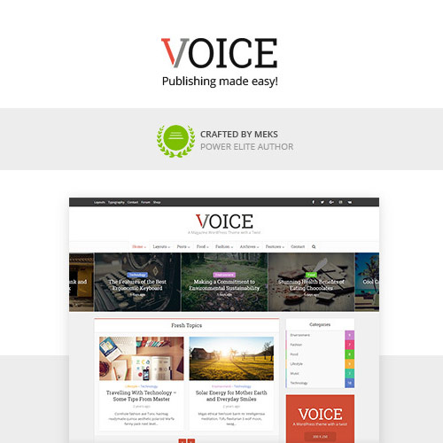 Voice - News Magazine WordPress Theme