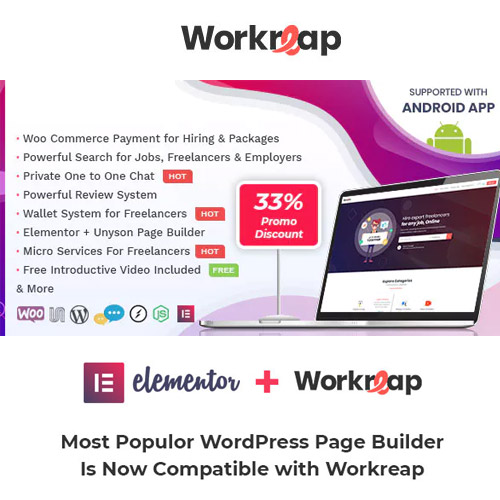 Workreap - Freelance Marketplace and Directory WordPress Theme