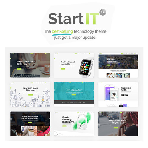 Startit - Fresh Startup Business Theme