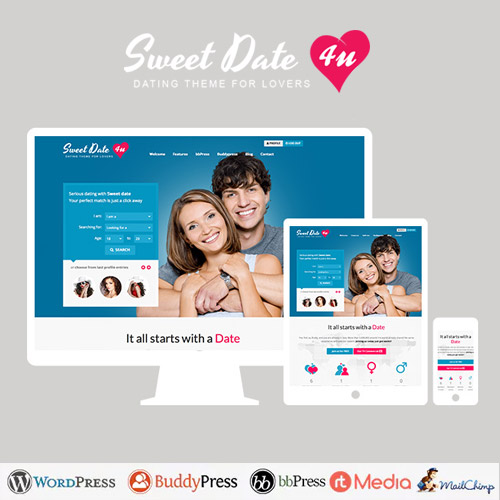 Sweet Date - More than a Wordpress Dating Theme